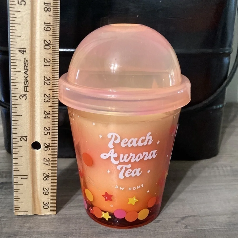 DW HOME MINI PEACH AURORA TEA GALAXY BOBA CANDLE